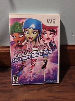 Monster High: Skultimate Roller Maze (Nintendo Wii 2012) - NO MANUAL  • $7.41