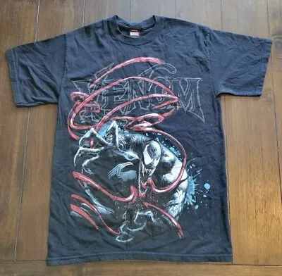 Vintage Y2K Venom Marvel Comics Mad Engine T-Shirt Black M • $55