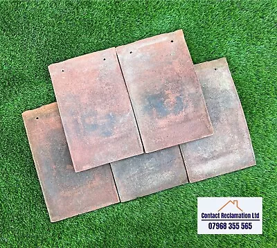 NEW Marley Acme Plain Clay Roof Tile Double Camber - Burnt Flame (AP-67DN) • £1.20