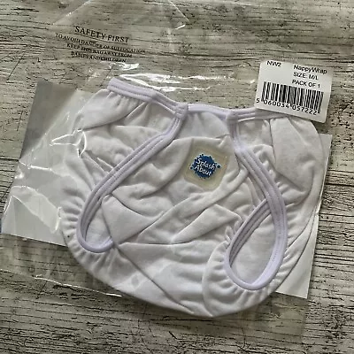 New Splash About Baby White Nappy Wrap Swim Pants Size M/L • £5