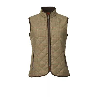 Laksen Ladies Blunham Tweed Quilted Vest • £169