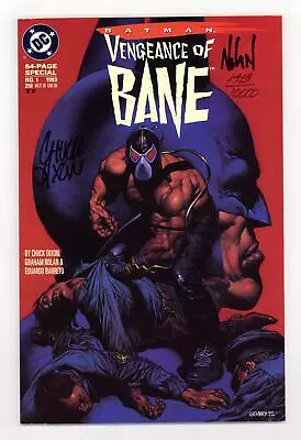 Batman Vengeance Of Bane #1 DF Signed Variant Reprint VF- 7.5 1993 1st App. Bane • $110