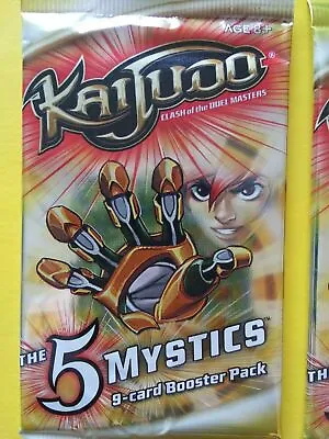 Kaijudo - Clash Of The Duel Masters The 5 Mystics Booster Pack • $2.50