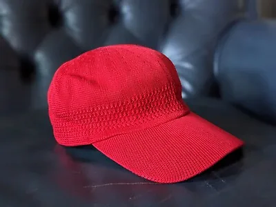 Dobb's Red Spacecap Tropic Ventair Baseball Cap Summer Cap Hat Kangol Style  • $25