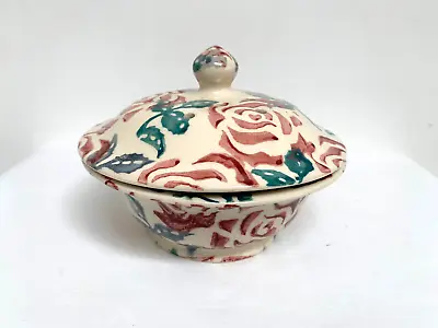 £45 • Buy Early Emma Bridgewater Spongeware 1990 Chintz Rose Pot Pourri Lidded Bowl