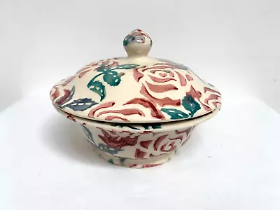 £40 • Buy Early Emma Bridgewater Spongeware 1990 Chintz Rose Pot Pourri Lidded Bowl