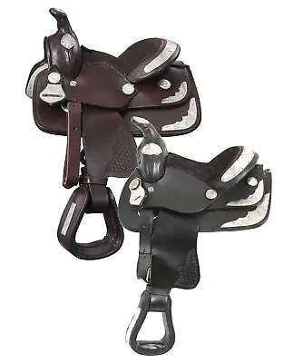 8  Miniature Horse Western Show Saddle - Loaded With Silver • $189.62