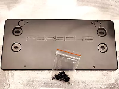 Genuine OEM Porsche Cayenne 2014-2017 Front License Plate Bracket 7P5 807 287 A • $55.99