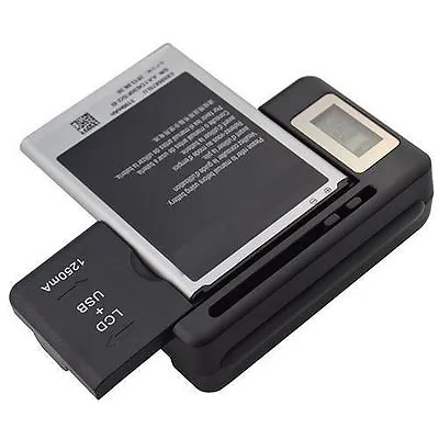 New Universal Battery Charger Digital Lcd Plus Usb Charging Port For Samsung Usa • $9.99