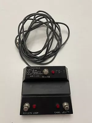 Rivera FS-1 Vintage 3-Button Amplifier Footswitch Pedal 1980s • $120