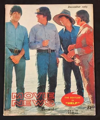 1965 Annual Singapore Shaw Movie News Magazine The Beatles On Cover Fang Yin • $50.57