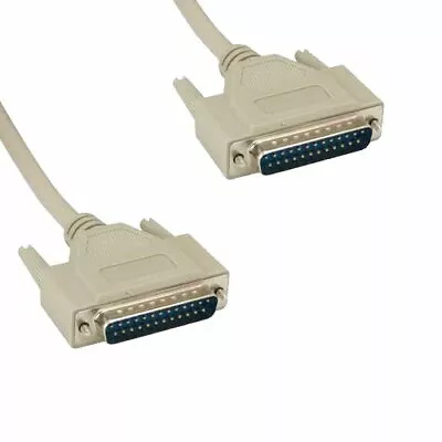 $7.20 • Buy Kentek 3' Feet DB25 Cable Cord 28 AWG 25 Pin RS232 Serial Parallel SCSI Printer