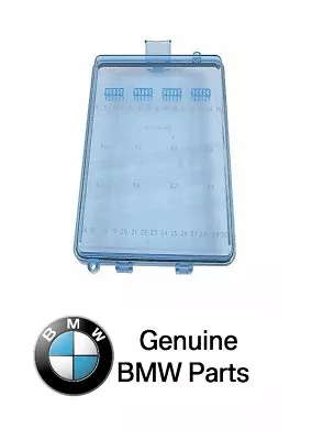 For BMW GENUINE E23 733i E24 633CSi E30 318i 325 M3 Fuse Box Cover • $80.21