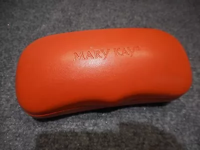 Mary Kay Eyeglass Sunglasses Case LARGE Orange Colorful Hard Case • $18.88