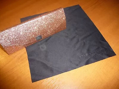 Kylie Minogue Brand Stylish Golden Hard Glasses Or Sunglasses Case & Cloth • £3.50