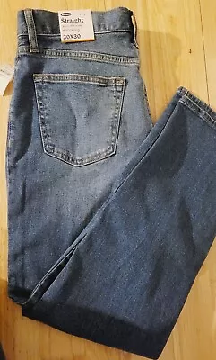 Old Navy Mens Jeans Size 30X30 Built-in-Tough Straight Light Blue • $20
