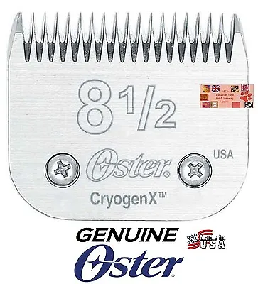 Oster Cryogen-X 8 1/2(8.5)BLADE*Fit A5 A6 Andis AGC AGWahl KM10 KM5 KM2 Clipper • $36.99