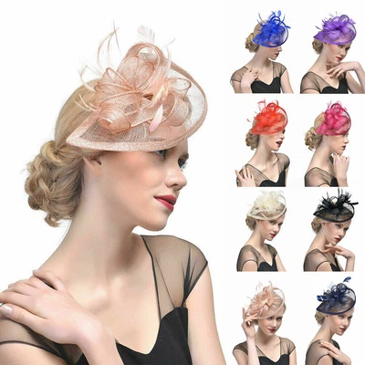 $20.46 • Buy Women Headband Aliceband Hat Fascinator Weddings Ladies Day Race Royal Ascot Hat