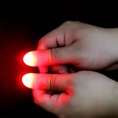 2PCS Magic Trick Fingers Thumbs With LED Battery Powered Magic Props • £2.95