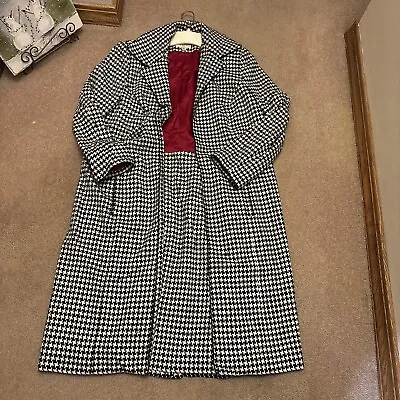 Amanda Smith  Suit Black And White Houndstooth Size 16W Preowned  • $48
