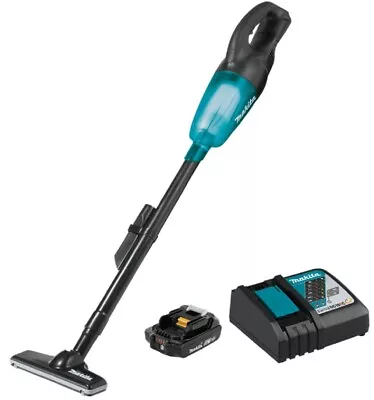 MAKITA XLC02R1B 18V (2.0Ah) LXT Lithium‑Ion Compact Cordless Vacuum Kit. • $179.98