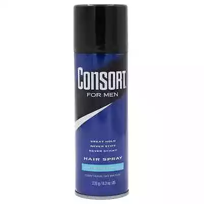 Consort For Men Shine Enhancing Extra Hold Hair Spray 8.3 Oz Fast Shipping • $8.04