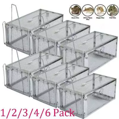1-6pc Live Humane Cage Trap For Squirrel Chipmunk Rat Mice Rodent Animal Catcher • $14.53