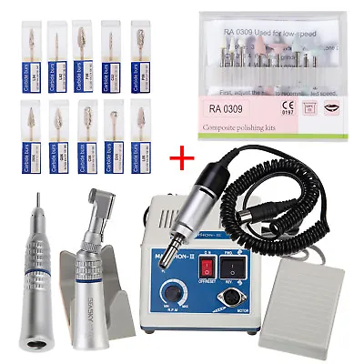 Marathon Dental Lab Electric Polishing Micromotor /35K RPM Motor Handpiece /Burs • $6.19