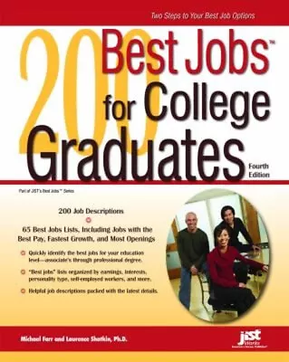 200 Best Jobs For College Graduates Hardcover Laurenc Farr Mich • $10.62