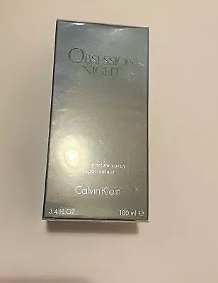Ck Calvin Klein Obsession Night 100ml Eau De Parfum Spray Brand New & Sealed • £17.50