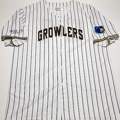 Kalamazoo Growlers Baseball Jersey Minor League Men's Size 2XL Northwoods League • $19.99