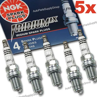 5 X Volvo NGK Iridium IX Spark Plugs 2.5L / T5 R C30 C70 S40 S60 Repl: 30650379 • $38.30