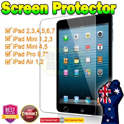 Ultra Clear /Matte Screen Protector Film For Apple IPad 5th 6th 7th Gen Air 1 2 • $5.95