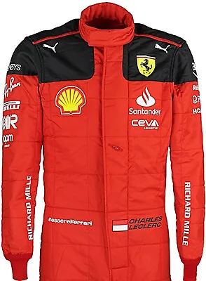Charles Leclrec 2023 Ferrari Race Suit F1 Go Kart Racing Suit • $84