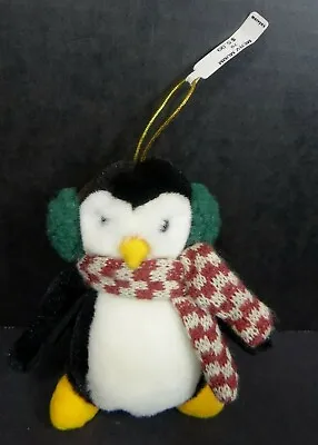 Mervyns Hugsy McFinn Penguin Plush Ornament 5  NWT Mummford Debbie Mumm • $11.99