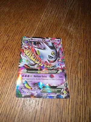 M Mega Gengar EX XY166 X & Y Ultra Rare Holo Promo Pokemon Card • £15