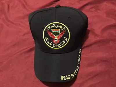 Iraq-Iraqi Special Forces E.R.D Tactical Black Hat Cap. • $19.99