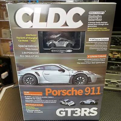 Minichamps X CLDC Exclusive Porsche 911 GT3 RS With Magazine Box Set English • $59