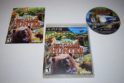 Cabela's Big Game Hunter 2012 Playstation 3 PS3 Video Game Complete • $10.24