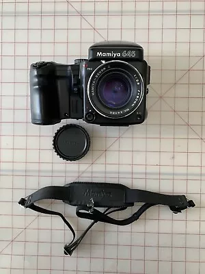 [MINT + Strap & Grip] Mamiya 645 Pro AE Finder Sekor C 80mm F2.8 Lens • $700