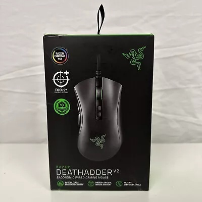 Razer Deathadder V2 (RZ01-03210100-R3M1) Wired Gaming Mouse - FREE SHIPPING • $39