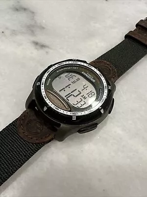 Timex Expedition Watch Men Indiglo 43mm Digital Compass New Battery • $32.50