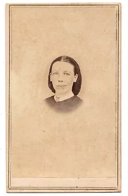 ANTIQUE CDV CIRCA 1860s 3C CIVIL WAR TAX STAMP R.H. BLAIR LADY KEOKUK IOWA • $19.99