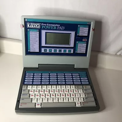 Vintage 1994 VTech Pre Computer Power Pad Childs Laptop Electronic Tested • $25