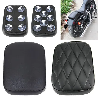 Rear Passenger Pad Seat Pillion 6/8 Suction Cup For Harley 883 Honda Motorcycle • $16.87