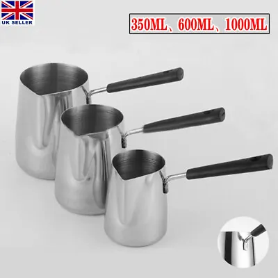 £10.66 • Buy Stainless Steel Pouring Pot Candle Making Wax Melting Jug Pitcher DIY Soap Tool