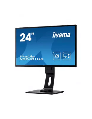 Iiyama ProLite XB2481HS 24  Inch LED Full HD 1080p Monitor - HDMI VGA DVI • £109.99