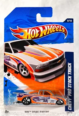 Hot Wheels Chevy S-10 Chevy Pro Stock Truck HW Drag Racers 129/244 2010 NIP • $10