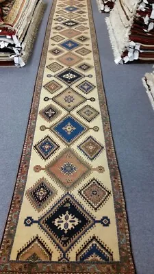 Yalameh Extra Fine Handmade  Wool Hall / Stair Runner 3x19 • $1999