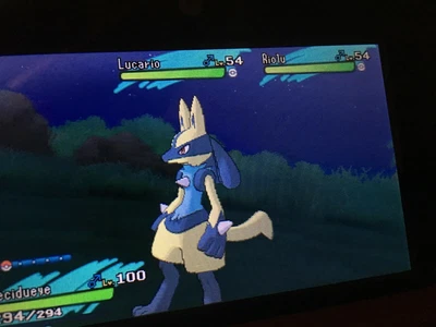$3.99 • Buy Pokemon USUM ORAS X Y SHINY MEGA LUCARIO 6IVs EV Trained Level 100 3DS Trade